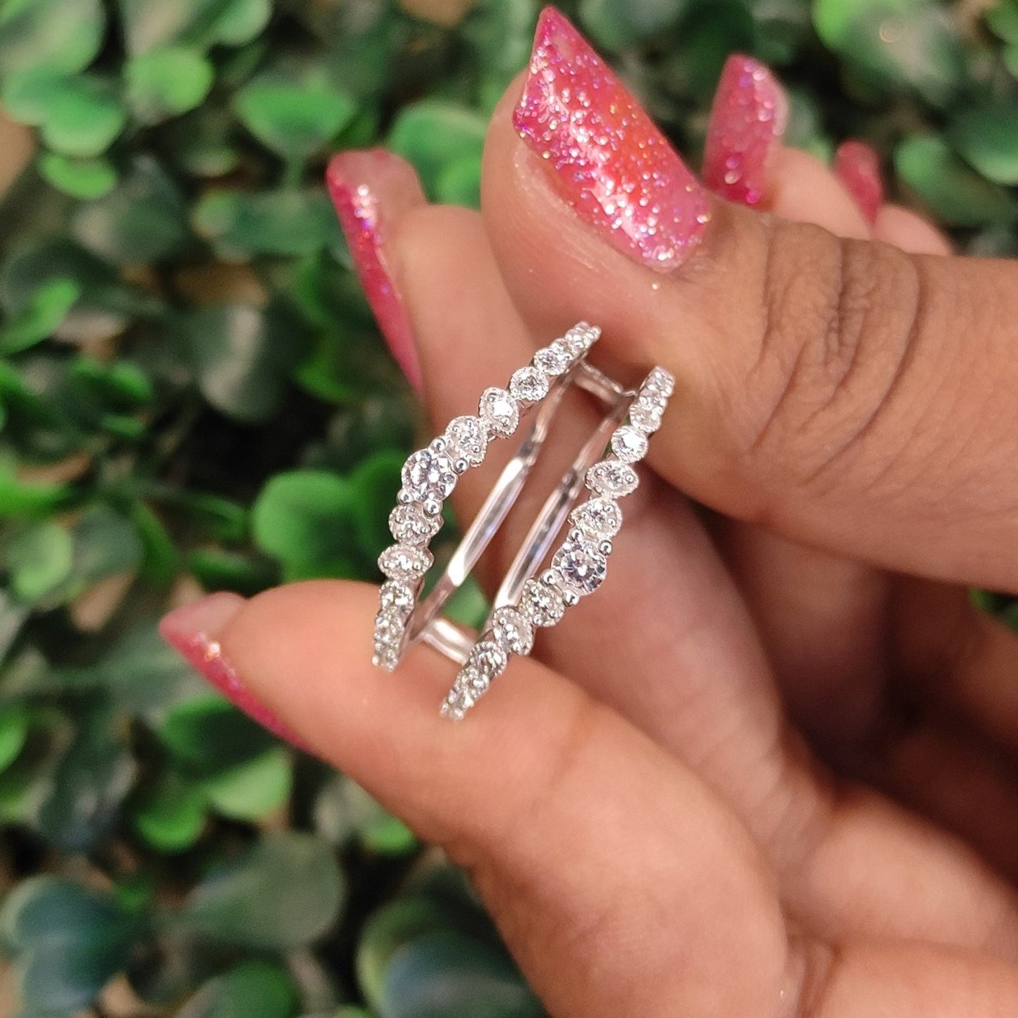 Potenciador de anillos de boda de amatista