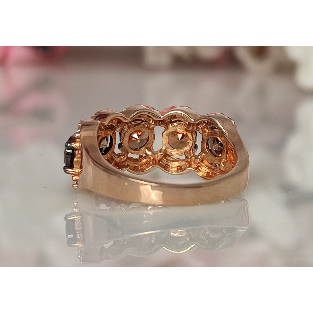 Anillo abierto potenciador de anillo de compromiso