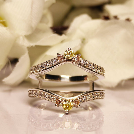 Anillo abierto potenciador de anillo de compromiso