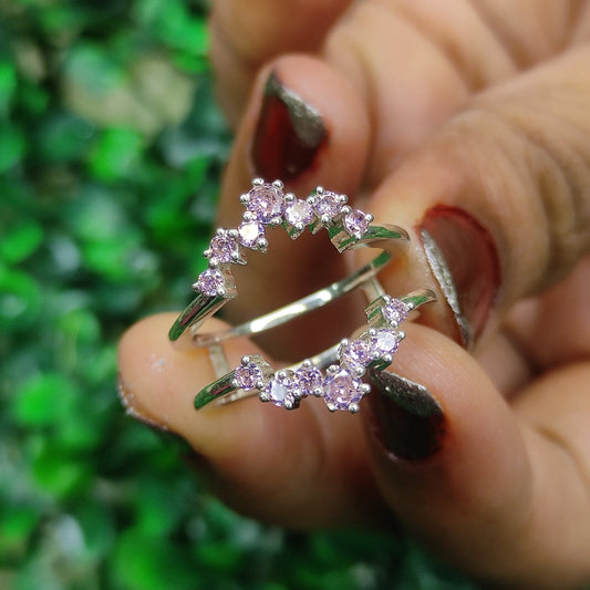 Anillo de boda potenciador de anillo abierto 