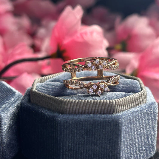 0.60Ct. Round Cut White Diamond Wedding Engagement Ring Enhancer in 14k Yellow Gold Vermeil